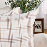 Plaid Flannel Cotton Classic Modern Farmhouse Pillowcases, Set of 2